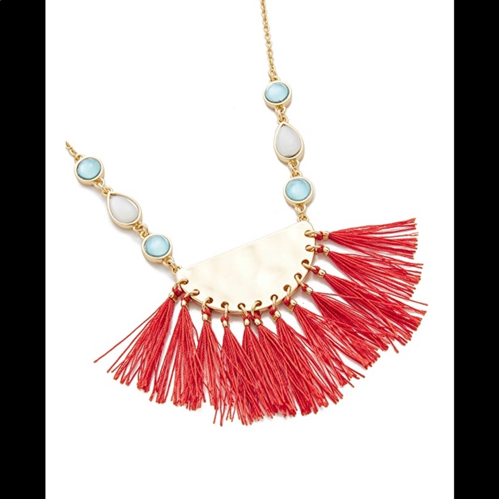Rebecca Minkoff Fanned Tassel Necklace